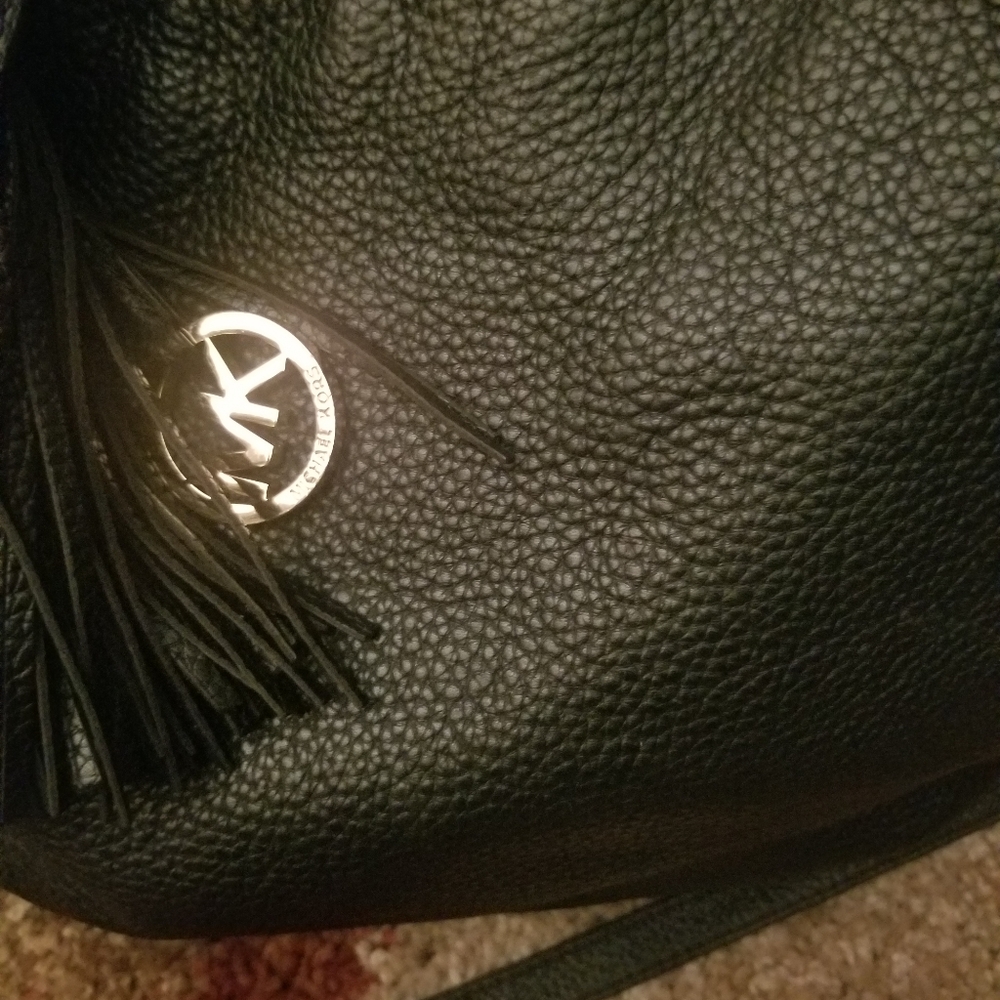 Michael Kors Black Leather Crossbody